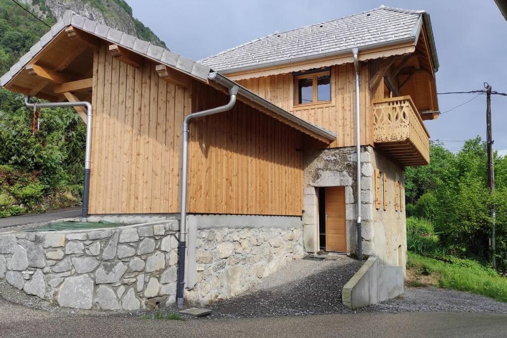 L'Echappee Belle En Montagne - Site Location-Chalet Mieussy Kültér fotó