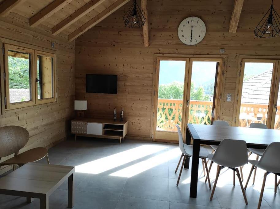 L'Echappee Belle En Montagne - Site Location-Chalet Mieussy Kültér fotó